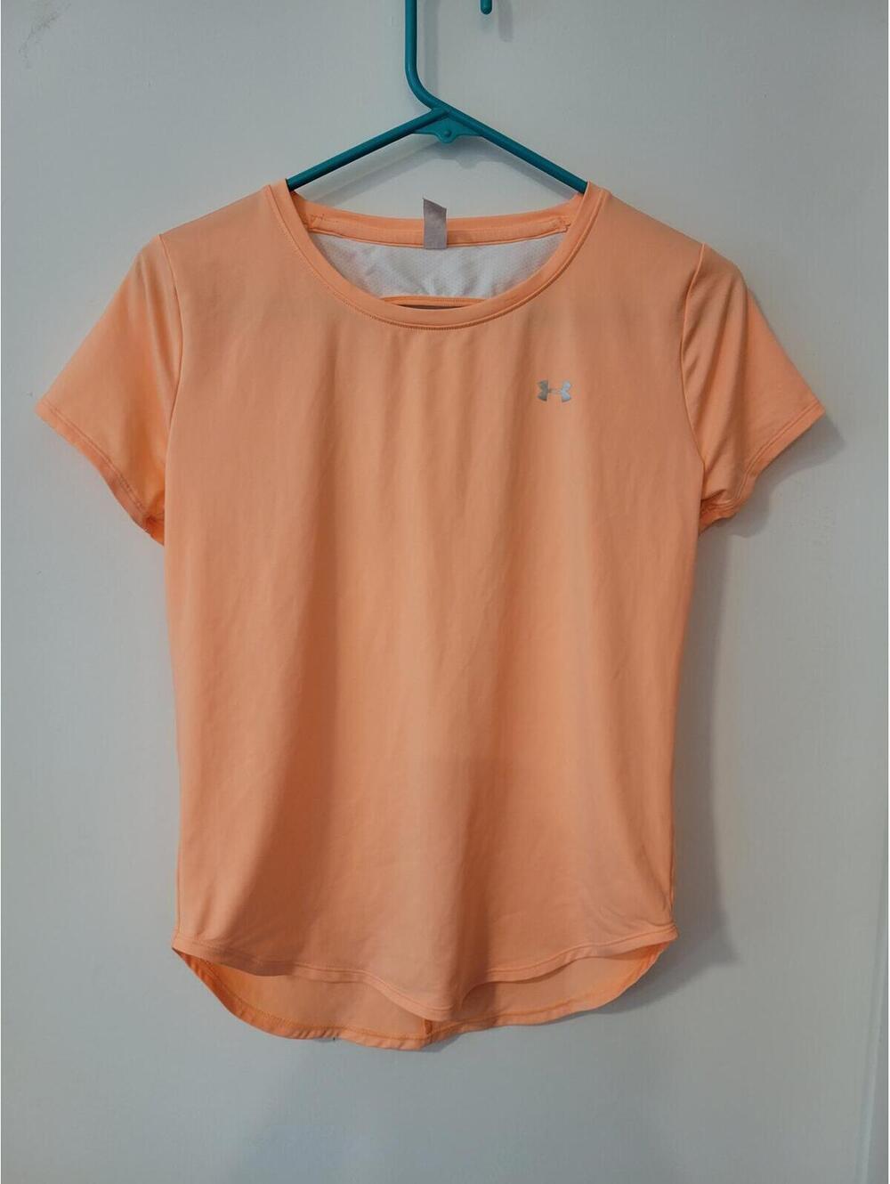 Under Armour Women's Peach HeatGear Loose Fit Short Sleeve Shirt XS